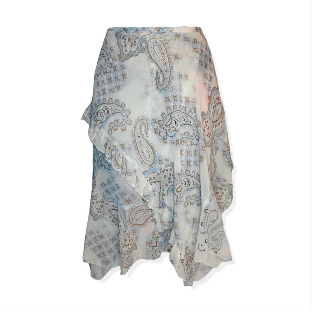 XOXO PAISLEY WRAP SKIRT